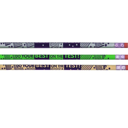 J.R. Moon Pencil Co Do Your Best on the Test Pencils, PK144 7442